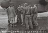 A B-24 crew at Attlebridge Airfield. Photograph from the collection of John Michael, who was stationed at Attlebridge with the 466th Bomb Group during the Second World War.