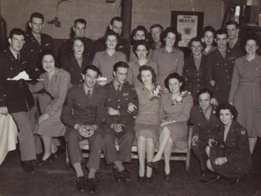 Celebrating a wedding at Ketteringham Hall. (Digital archive reference MC 371/805)