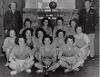 Second Air Division, US Eighth Air Force ladies basketball champions, 1945. (Digital archive reference MC 371/807)