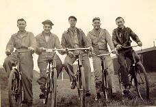 Servicemen from the base at Shipdham, home of the 44th Bomb Group.