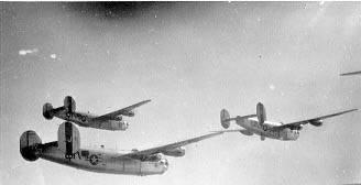 B-24 Liberators from the 44th Bomb Group at Shipdham
