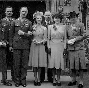 A wedding involving one of the American servicemen based at Hethel.