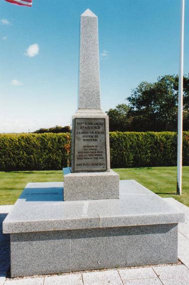 The memorial to the 392nd Bomb Group.