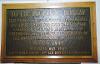 The bronze plaque, mounted on English oak, that was presented by the 446th Bomb Group Association to the people of Bungay in May 1983. It hangs in Bungay Community Centre, a former forces rest room.