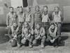 Crew photograph from the 448th. Personnel include Daner E Anderson, Roger O Vance, Lloyd T Williams, William E Ruck, Kenneth L Hess, Marvin Joseph, and James J Bell. Taken from the collection of Bill Ruck (MC 371/349 720x5) at Norfolk Record Office