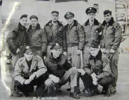 Photograph including Robert Henn, Chesleigh Wilburn, Richard E Bateman, Bernard Lehmann, Joseph Straus, Van Taylor, James Winslow, Leroy Fischer, and Oscar Gaff. It was taken in Casper, Wyoming. The collection of Richard Bateman (MC 376/156 800x8) at NRO