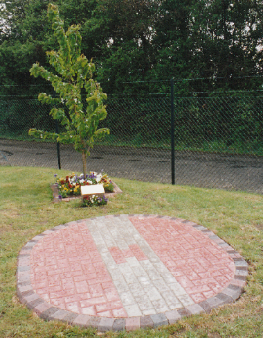 The memorial to the 458th close to the entrance of the City of Norwich Aviation Museum.