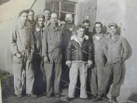 Tom Surdacki, Richard Ruggles, Chester Germany, Charles Kaspar, A T Wood, John Geech, Robert Herres, Walter Zettlemeier, Willis Williamson, and Jack H Mooney. Picture from the collection of Jack Mooney (MC 376/232 808x5) at Norfolk Record Office.