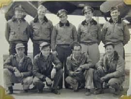 Pictured are J A Reitmeir, J B Mead, J A Lucey, F M Russell, M L Simon, P B Latta, G S Hasty, L F Dumesnil, and H G Collier. Picture from the collection of John A Reitmeir (MC 371/680 721x9) at Norfolk Record Office.