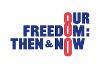 Our Freedom Then and Now logo
